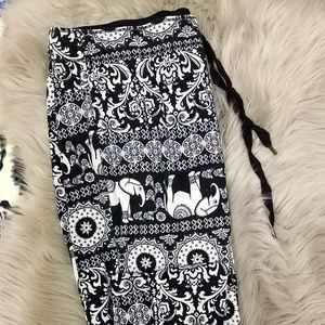 Elephant Print Joggers